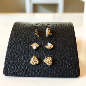 🐮2/$15 3 Pairs of Studs